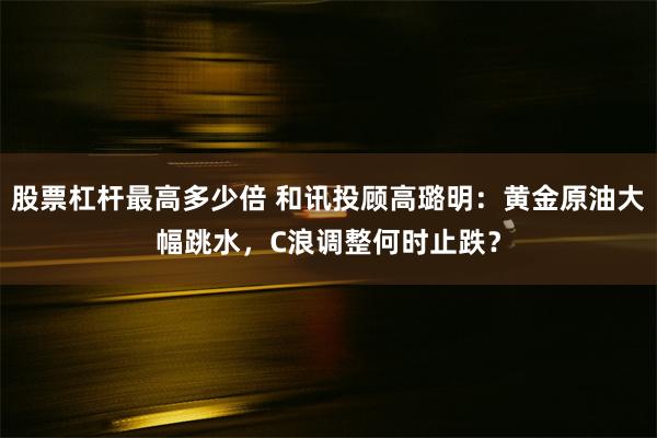 股票杠杆最高多少倍 和讯投顾高璐明：黄金原油大幅跳水，C浪调整何时止跌？